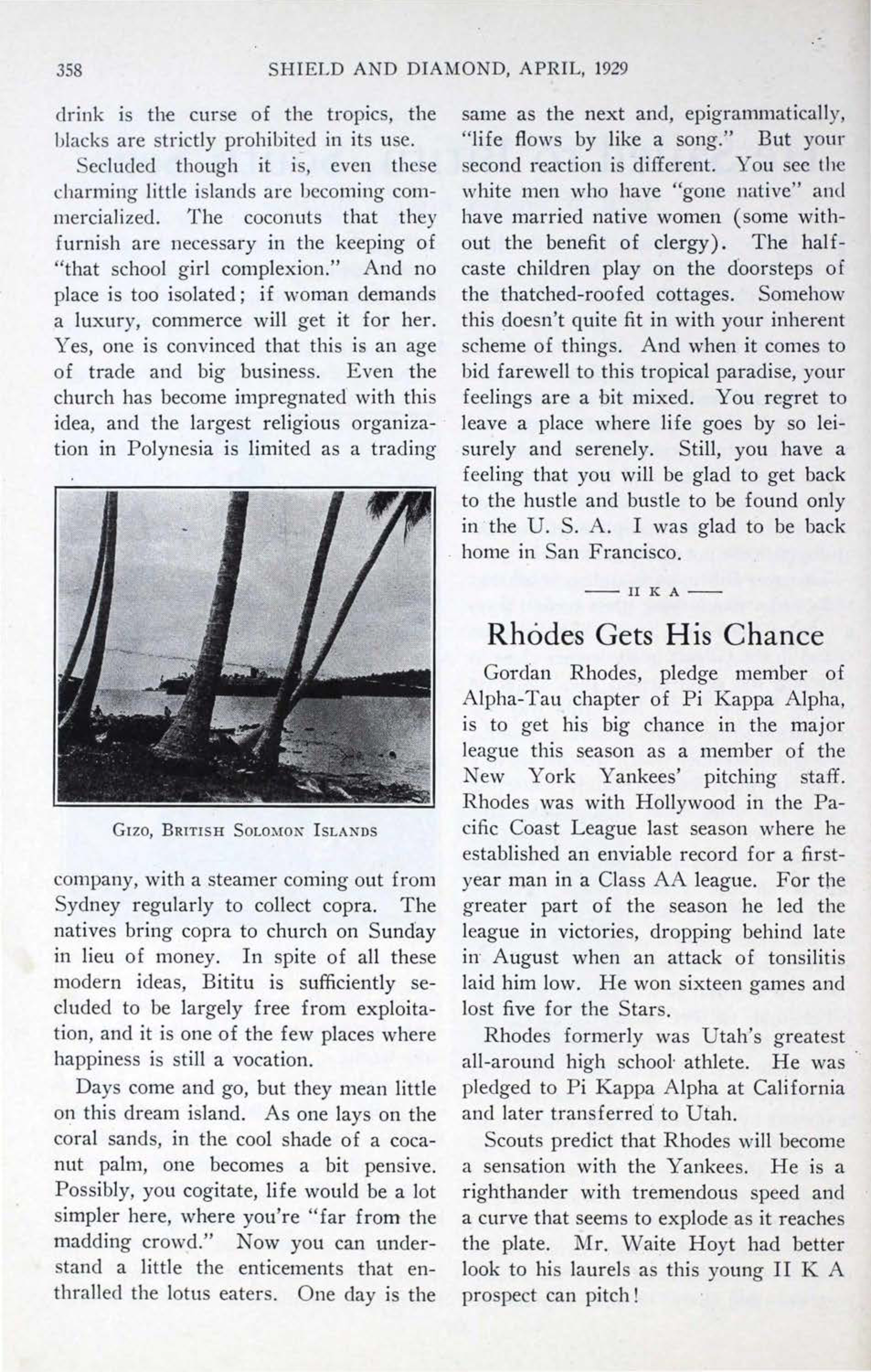 Rhodes Gets His Chance